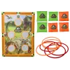 LEAN TOYS Arcadespel Bal Gooien Hoepel 2in1 Dinosaurus Bord