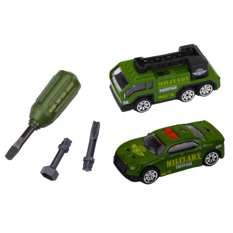 LEAN TOYS tank militair voertuig DIY demontage geluiden ophangingsset