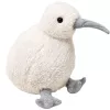 LEAN TOYS Pluchen kiwi vogel mascotte knuffel wit 17 cm