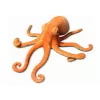 LEAN TOYS Pluchen octopus pluche mascotte oranje 55cm
