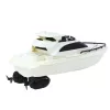LEAN TOYS RC Motorboot op afstandsbediening, batterijbediend, zwart-wit