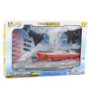 LEAN TOYS Militair set schip onderzeeër straaljagers raketten