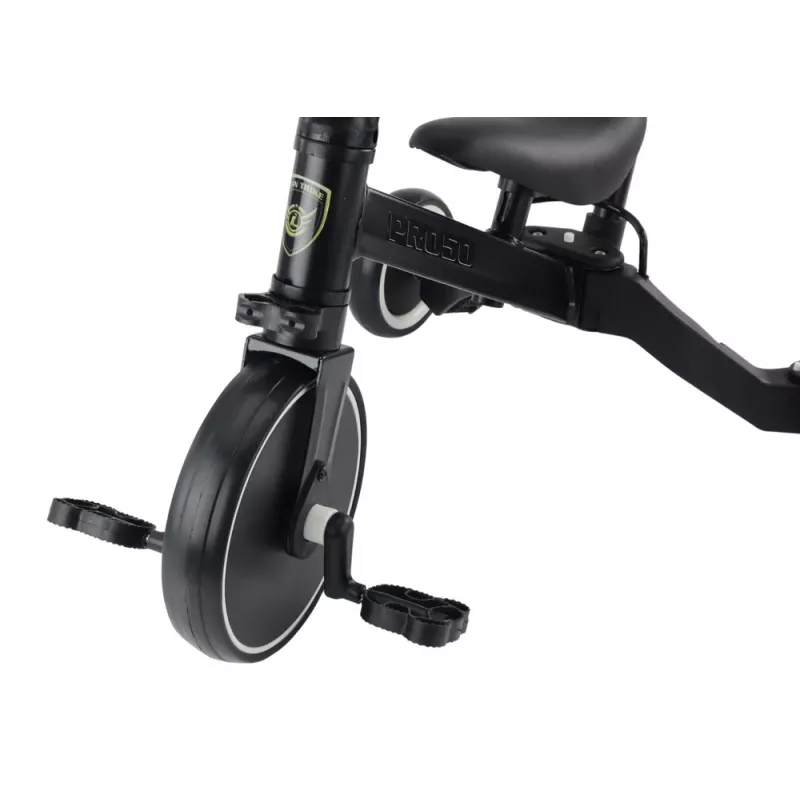 LEAN TRIKE PRO50 Driewieler met duwstang zwart