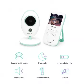TrueLife NannyCam V24 Pro LCD 2,4 inch 20fps video babyfoon