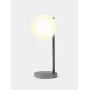 Lexon Bubble Lamp LED bureaulamp met 15W Qi-oplader, Gunmetal