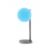 Lexon Bubble Lamp LED bureaulamp met 15W Qi-oplader, Gunmetal