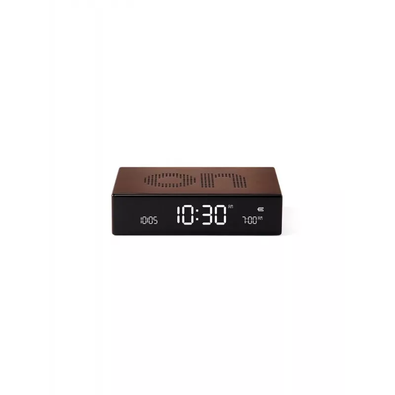 Lexon Flip Premium alarmklok dubbelzijdig brons LR152BZ