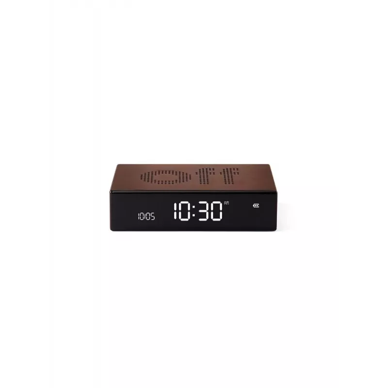 Lexon Flip Premium alarmklok dubbelzijdig brons LR152BZ