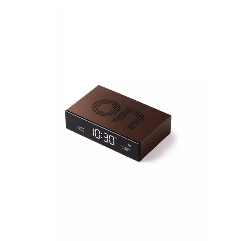 Lexon Flip Premium alarmklok dubbelzijdig brons LR152BZ