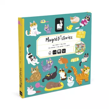 Janod Magneti'stories Magneetpuzzel Set Katten 30 Stuks 3+ Jaar