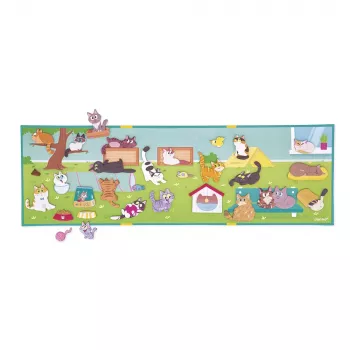 Janod Magneti'stories Magneetpuzzel Set Katten 30 Stuks 3+ Jaar
