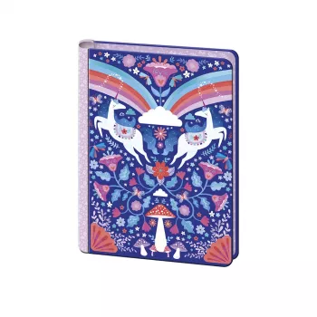 Janod Dreamland Unicorn Kantoorartikelen Set 40 Stuks - Uitnodigingen, Bedankkaartjes, Enveloppen, Stickers, Pen
