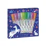 Janod Gelpennen Mini 8 Kleuren Unicorns Dreamland 6+