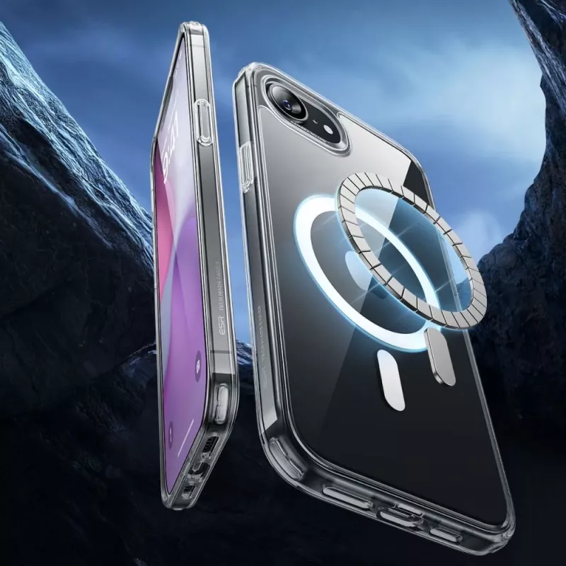 ESR Classic Hybrid HaloLock MagSafe-hoesje voor iPhone 16e / 17e, Clear