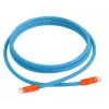 Newell USB-C naar USB-C kabel 100W, 2m, siliconen, blauw-oranje
