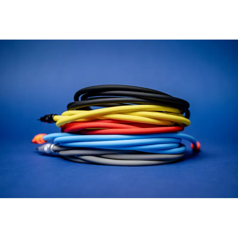 Newell USB-C naar USB-C kabel 100W, 2m, siliconen, blauw-oranje