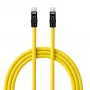 Newell USB-C naar USB-C kabel 100W, 2m, siliconen, geel-zwart