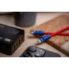 Newell USB-C naar USB-C kabel 100W 2m siliconen rood-marineblauw