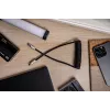 Newell USB-C naar USB-C kabel 100W 1,5m siliconen spiraalkabel zwart