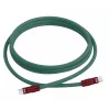 Newell USB-C naar USB-C kabel 100W 2m siliconen groen-bourgognerood