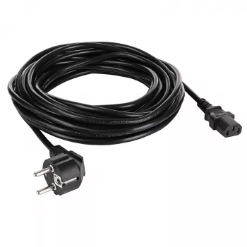 Akyga AK-PC-08C stroomkabel CEE 7/7 naar IEC C13 10m zwart