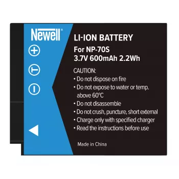 Newell vervangende accu NP-70S voor Fujifilm camera's