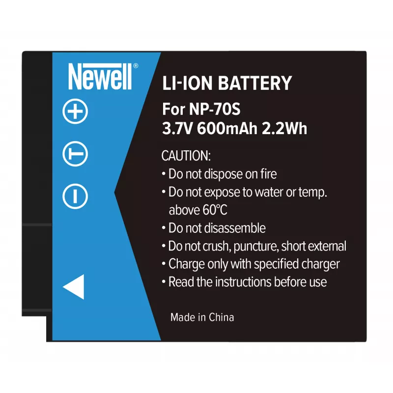 Newell vervangende accu NP-70S voor Fujifilm camera's