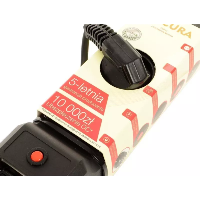 Accura Premium Sagitta 3 stopcontacten 3,0m overspanningsbeveiligde stekkerdoos
