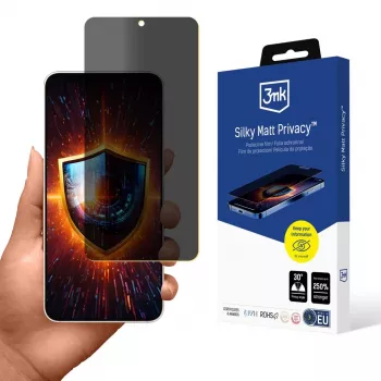 3MK Silky Matt Privacy - matte privacyschermbescherming voor Samsung Galaxy S25 Edge