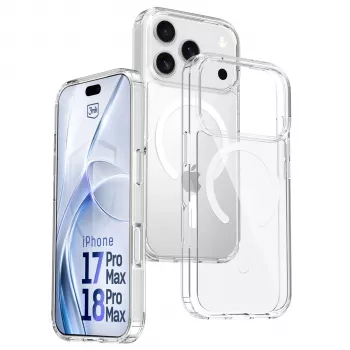 3MK PROTECTION Apple iPhone 17 Pro Max Hardy LiqForce MagCase Back Cover - zwart