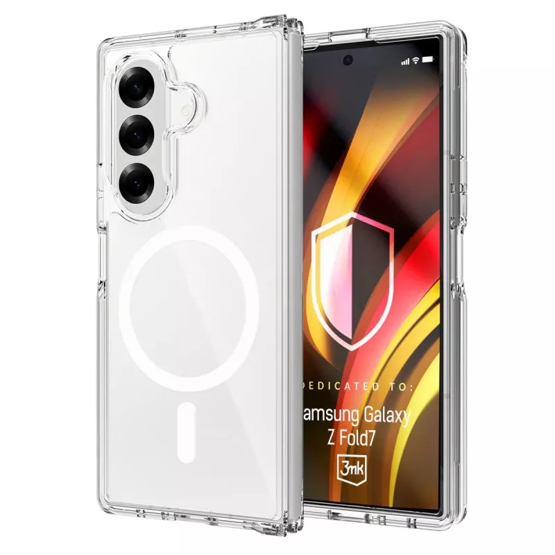 3MK PROTECTION Samsung Galaxy Z Fold 7 - 3mk Hardy LiqForce MagCase - zwart