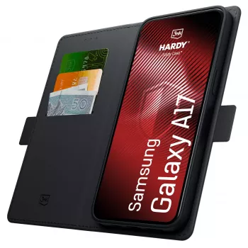 3MK PROTECTION Samsung Galaxy A17 5G/4G - 3mk Hardy Foldy Case, zwart