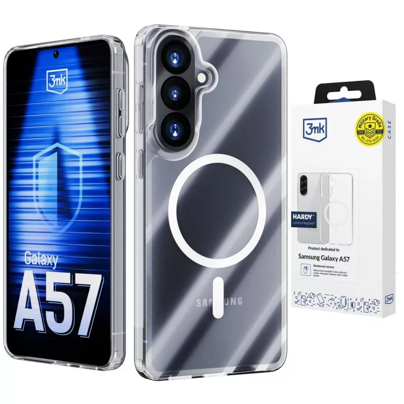 3MK PROTECTION Samsung Galaxy A57 - 3mk Hardy LiqForce MagCase zwart