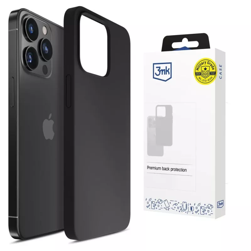 3MK PROTECTION Apple iPhone 16 Pro Max Hardy Mellow Case zwart