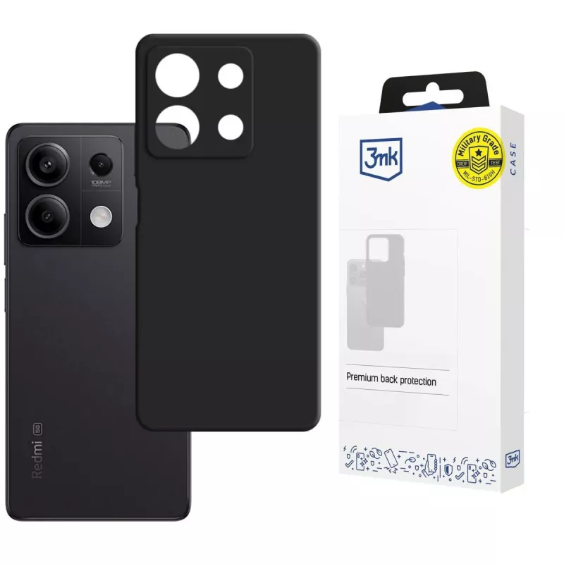 3MK PROTECTION Redmi Note 13 5G - 3mk Hardy Mellow Case zwart