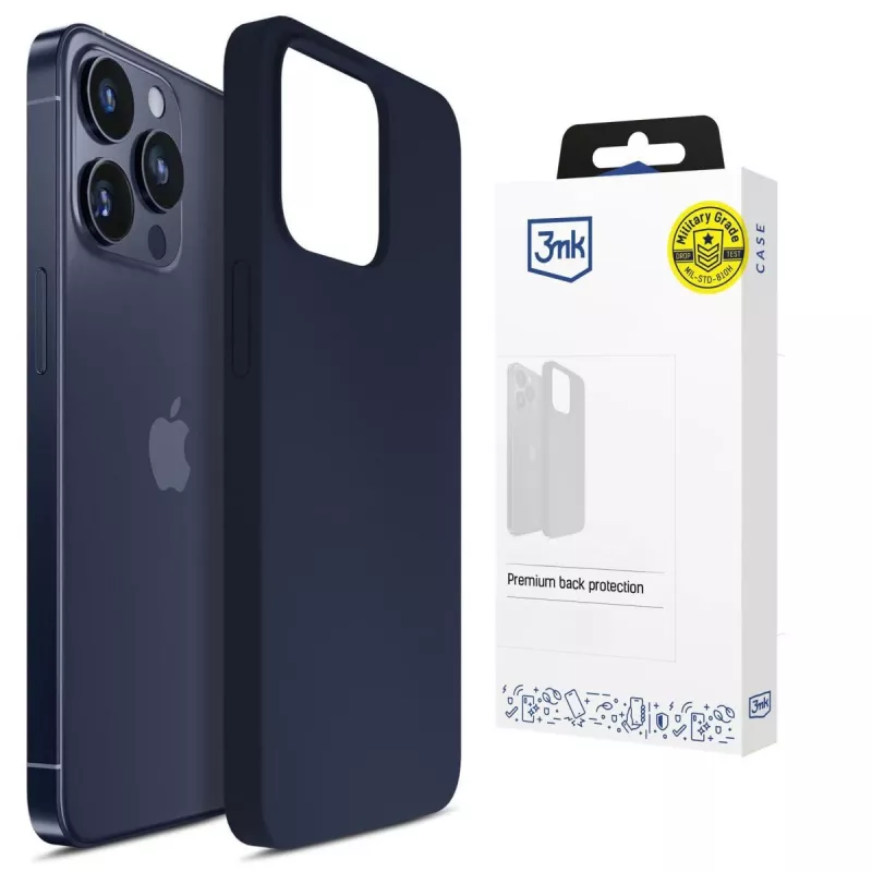 3MK PROTECTION Apple iPhone 16 Pro - 3mk Hardy Mellow Case donkerblauw