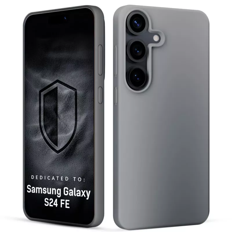 3MK PROTECTION Samsung Galaxy S24 FE - 3mk Hardy Mellow Case grijs