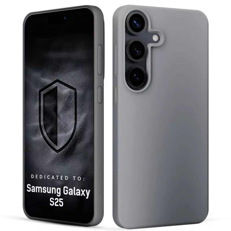 3MK PROTECTION Samsung Galaxy S25 - 3mk Hardy Mellow Case grijs