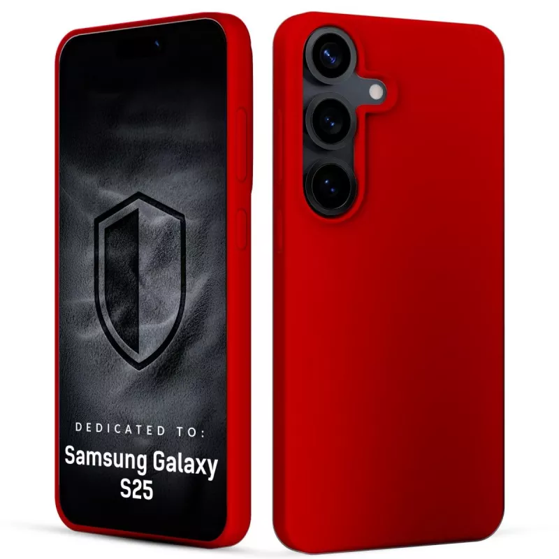 3MK PROTECTION Samsung Galaxy S25 - 3mk Hardy Mellow Case rood