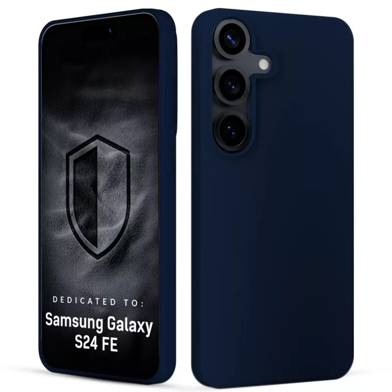 3MK PROTECTION Samsung Galaxy S24 FE - 3mk Hardy Mellow Case donkerblauw