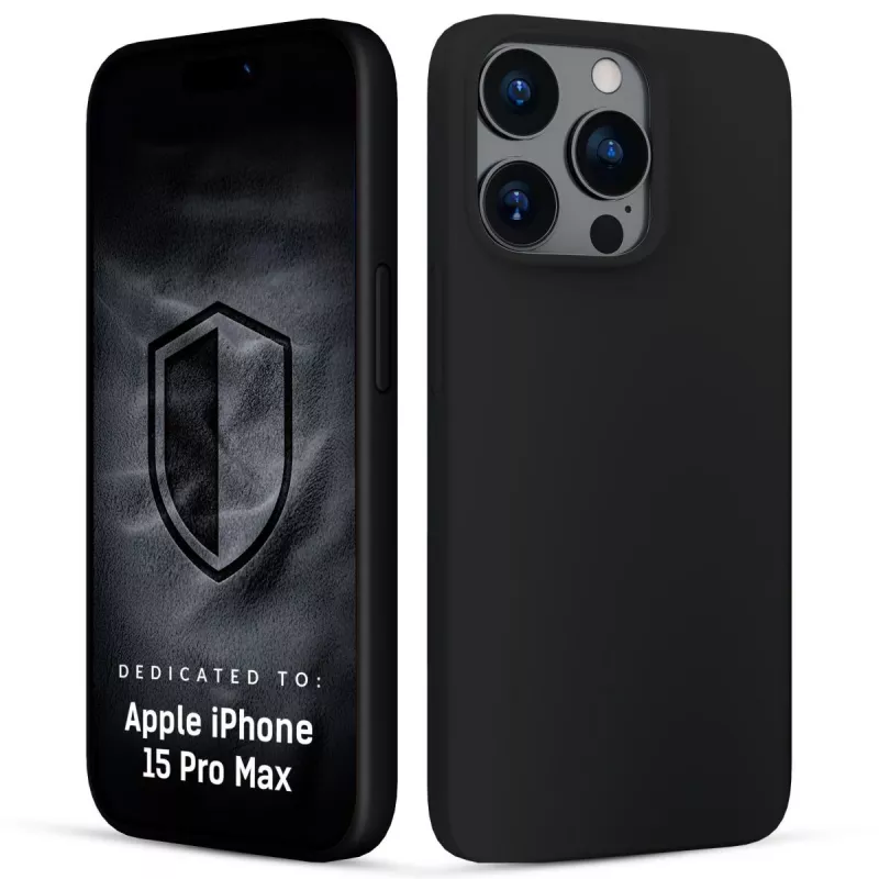 3MK PROTECTION Apple iPhone 15 Pro Max Hardy Mellow MagCase Back Cover zwart
