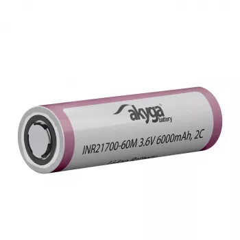 Akyga AKY2185 INR21700-60M 2C Li-Ion-accu 21700 3,6 V 6000 mAh
