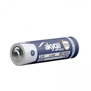 Akyga AKY2462 INR18650-33.5M-PCM Li-Ion-accu 18650 3,6 V 3350 mAh met PCM-beveiliging