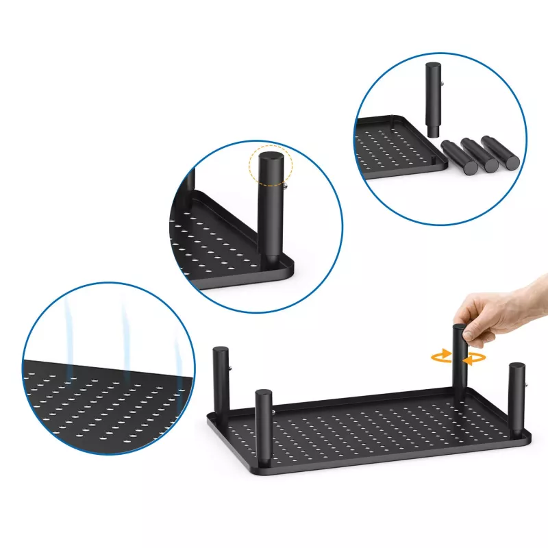 MOZOS SPM3 Monitor Stand Riser Zwart
