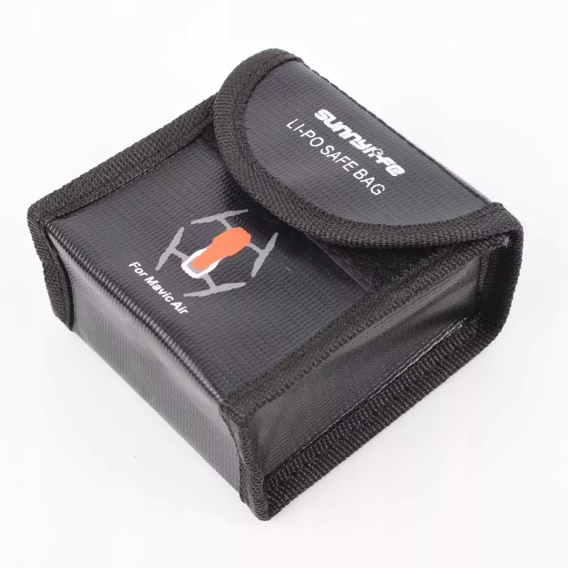 SUNNYLIFE brandwerende tas voor 2 DJI Mavic Air-accu's