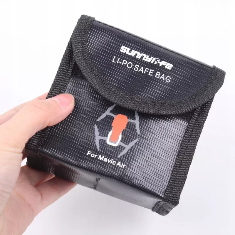 SUNNYLIFE brandwerende tas voor 2 DJI Mavic Air-accu's