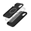 Crong Color Cover Magnetic Case voor Apple iPhone 15 Plus met MagSafe (zwart)