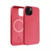 Crong Color Cover Magnetic Case voor iPhone 15 Plus MagSafe (roze)