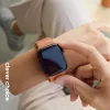Crong Liquid Strap voor Apple Watch 38/40/41/42 mm (oranje)
