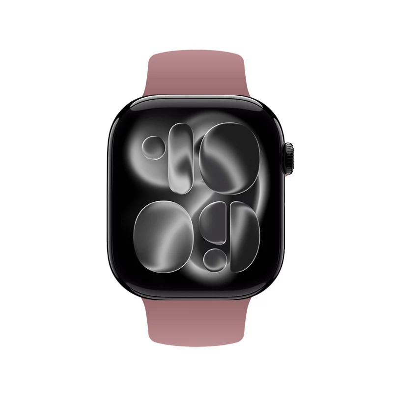 Crong Liquid Silicone Strap voor Apple Watch 38/40/41/42 mm - dusty pink